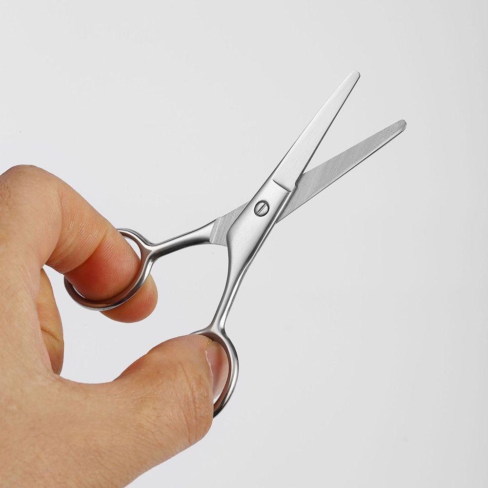 Steel Nose Hair Scissor Makeup Scissors Brow Clipper Eyebrow Trimmer Nail Cuticle Nipper Scissors