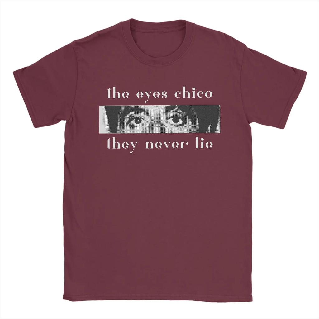 Scarface TShirts Unisex The Eyes Chico Casual Pure Cotton Tees Round Collar Short Sleeve T Shirt 4XL 5XL 6XL Clothes