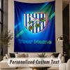 Custom Text Tapestry West Bromwich Albion FC Print Wall Tapestry Indoor Living Room Wall Decor