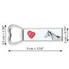 Thoroughbred – Bottle opener with a horse, personalized fridge magnet bottle opener | Art-Dog