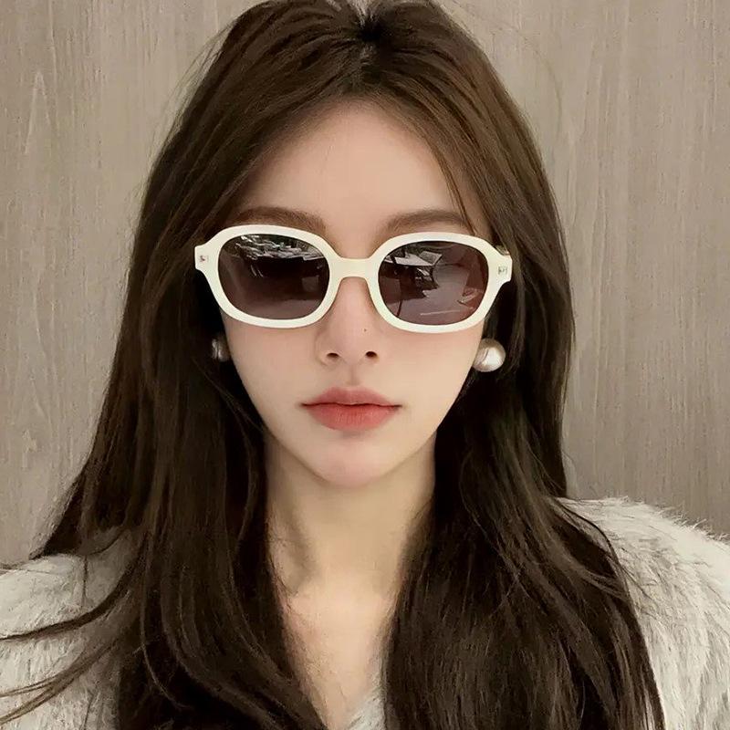 Vintage Retro Style Folding Sun Glasses Oval Shape UV Protection Men Sunglasses Travelling Hiking Foldable Sunglasses