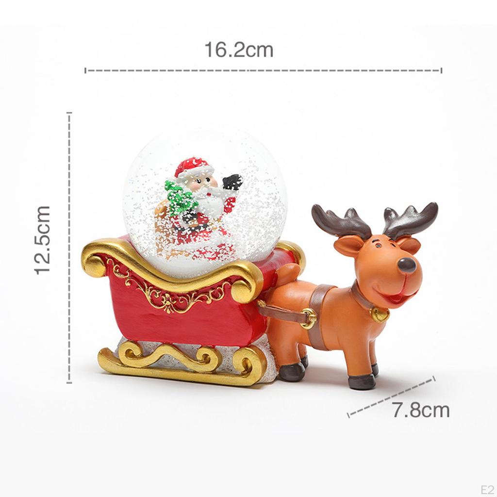 Vánoční dekorace sněhové koule Řemeslný stůl s postavou Santa Clause pro