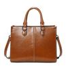Borsa a tracolla da donna in vera pelle di grande capacità - Borsa versatile per il tempo libero e il lavoro