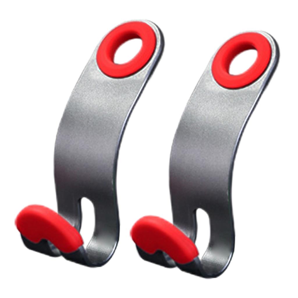 2ks Autosedačka Hlavová opěrka Hák Úložný organizér Držák na peněženku do auta