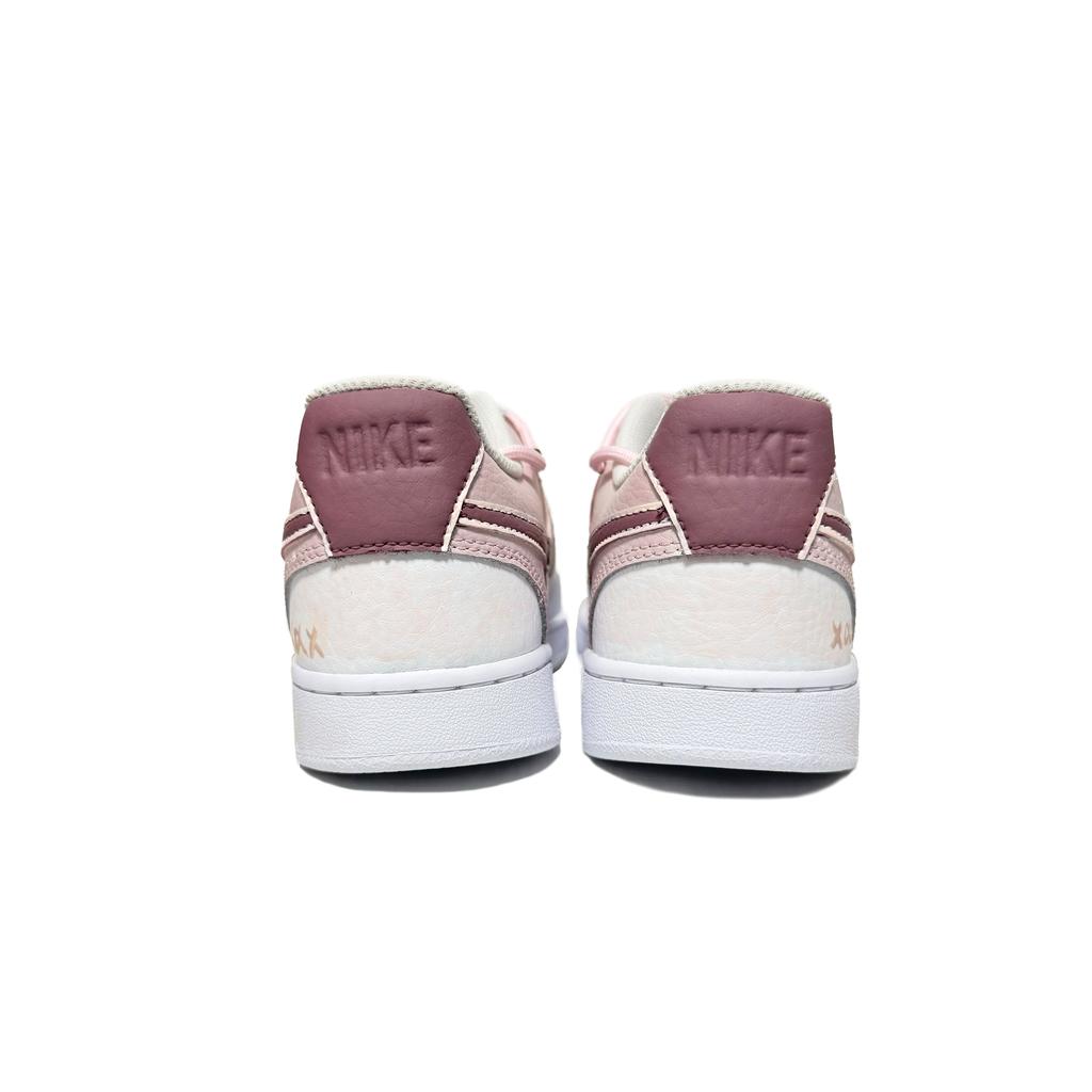 Nike Court Vision 1 Bear Gummies Slip Resistant Abrasion Resistant Low top Skateboard Shoes Unisex Pink CD5463-101(Team61-)