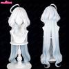 High Quality Focalors Wig Fontaine Furina Cosplay Wig Game Genshin Blue White Heat Resistant Synthetic Hair Anime Wigs + Wig Cap