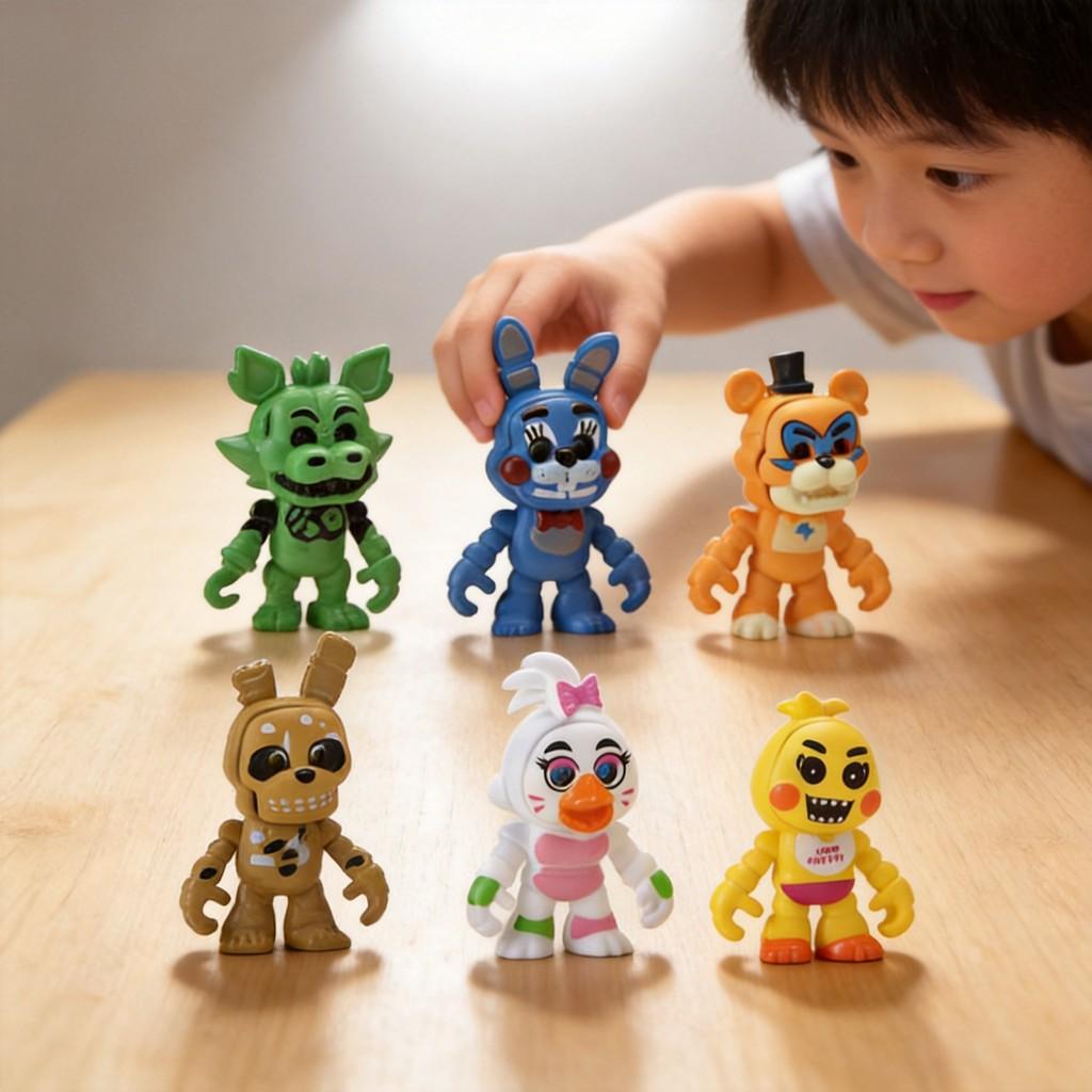 Five Night At Freddys Pvc Collectible Figures Set For Anime Fans