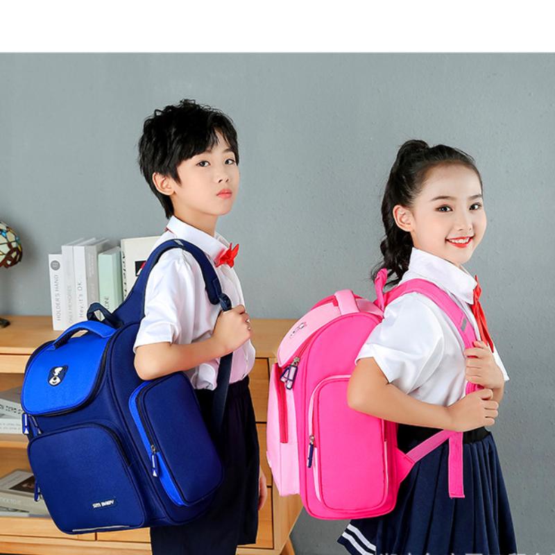 Wasserdichte Cartoon-Schultaschen für Mädchen und Jungen Kinder-Reiserucksäcke Grundschulrucksäcke Orthopädische Schultaschen