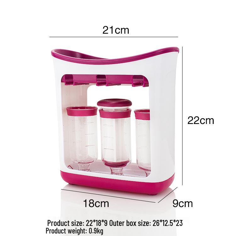 Portable Baby Food Fruit Puree Squeezer and Juicer
