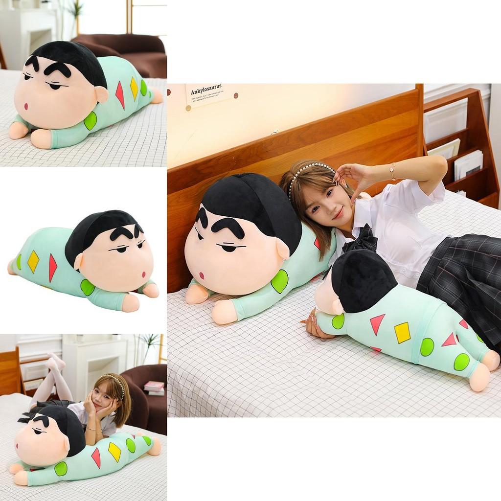 Crayon Shin Chan Sleeping Pose Plush Cartoon Soft Bed Decor Gift For Kids