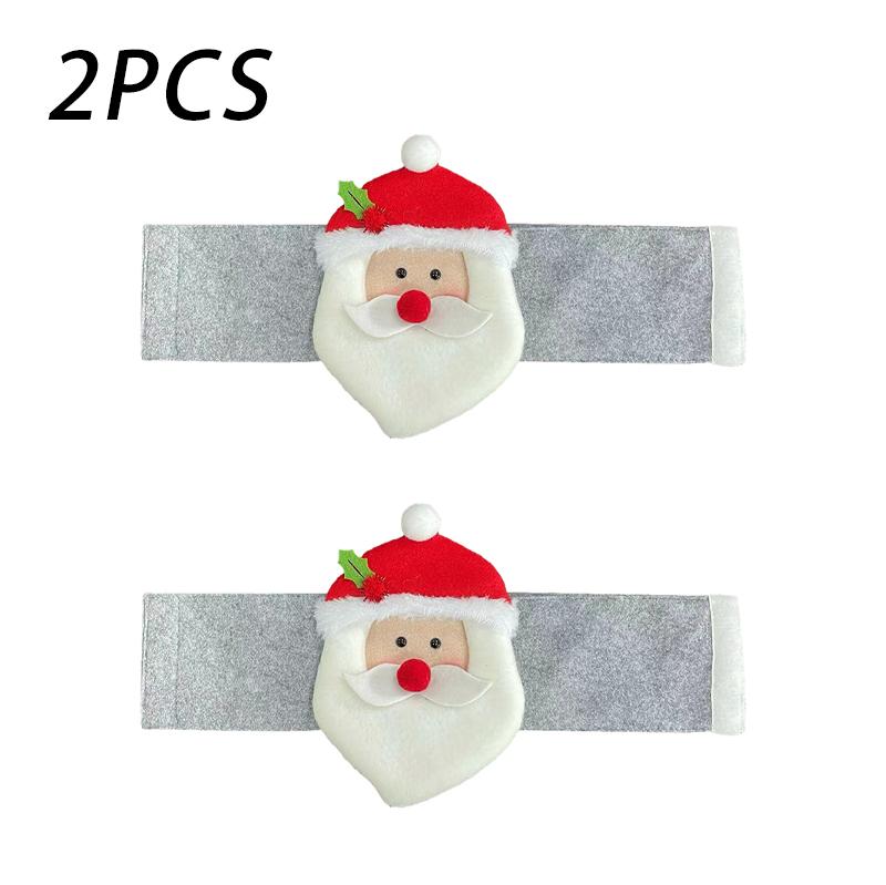 2pcs Christmas Curtain Straps Tiebacks Rope Cartoon Decoration No Punching Required New Year Christmas Eve Home Xmas 2025