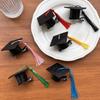 2 buc. Ciucure Pălărie Absolvire Mini Pălărie Doctorală Clip Bandă de Păr Petrecere Absolvire Coafură Stereoscopică Decor Păr Absolvire