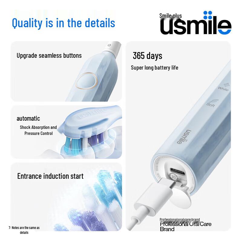 usmile Y1PRO Smart Sonic Electric Toothbrush CN plug (adapter included)