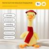Dancing Duck Electric Duck Plush Toy English Version Repeating Talking Duck  Baby Toy
