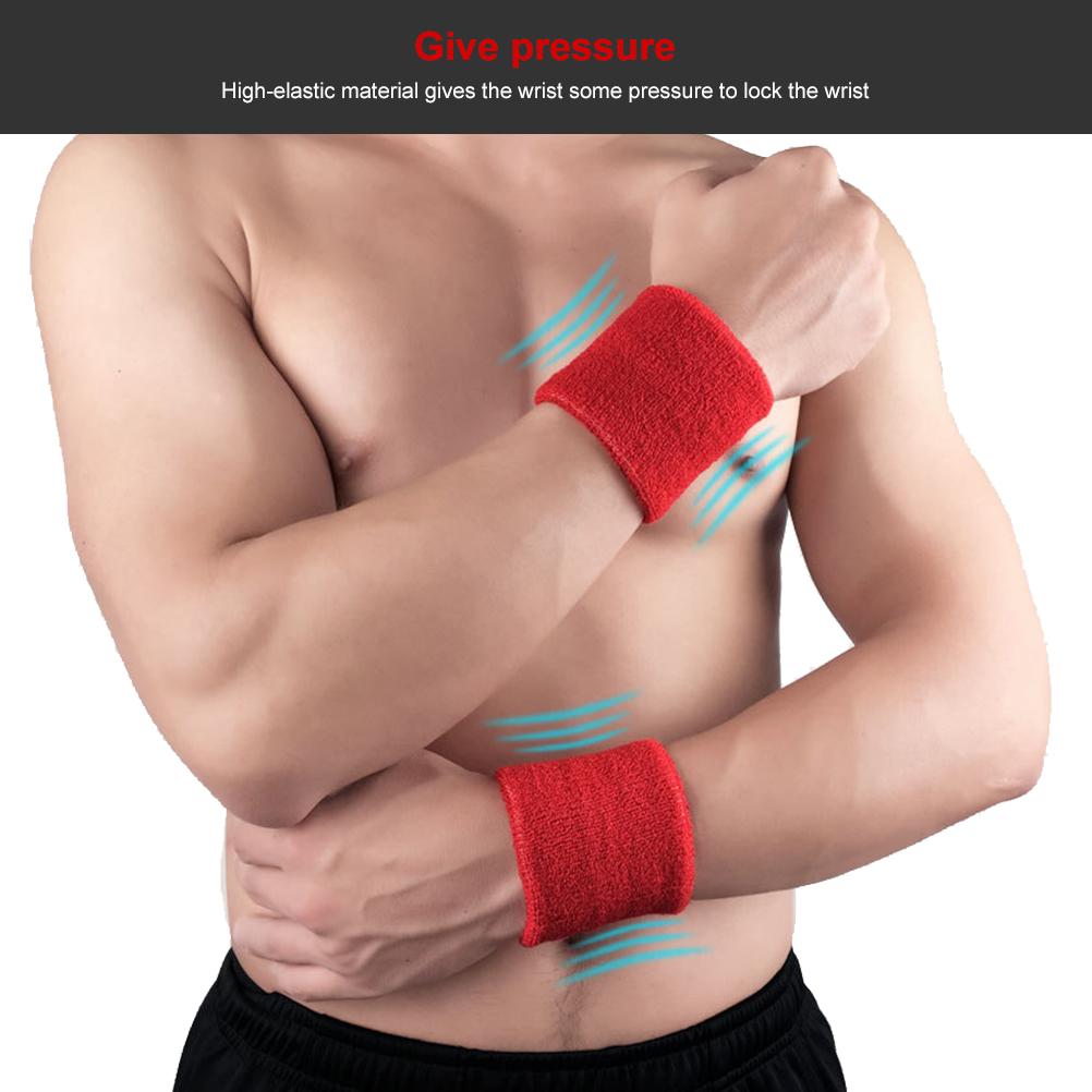 2 buc brățări sport brățări încheietura mâinii benzi pentru baseball tenis baschet fotbal alergare și lucru