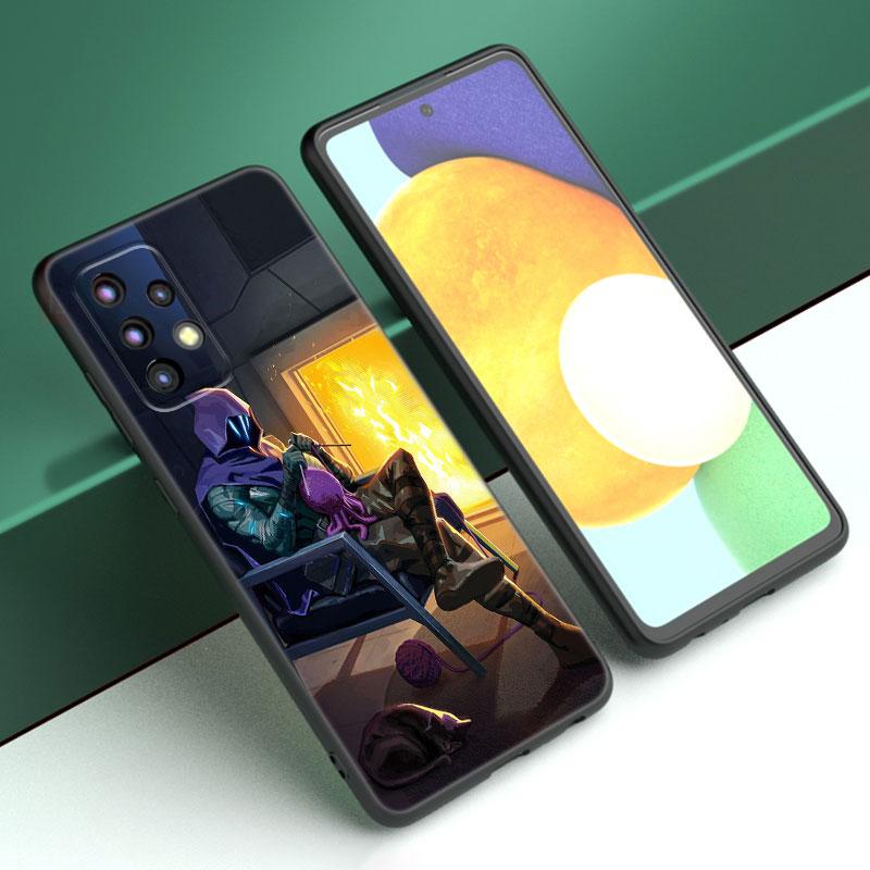 

Чехол для игрового телефона Valorant для Samsung A13 A22 A24 A32 A23 A25 A34 A35 A52S A53 A54 A55 A73 5G A12 A14 A15 A31 A33 A50 A51 A72 Samsung A55 5G