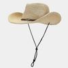 Formbarer breiter Rand Cowboy-Strohhut für Frühling & Sommer - Unisex Outdoor Sonnenschutzhut