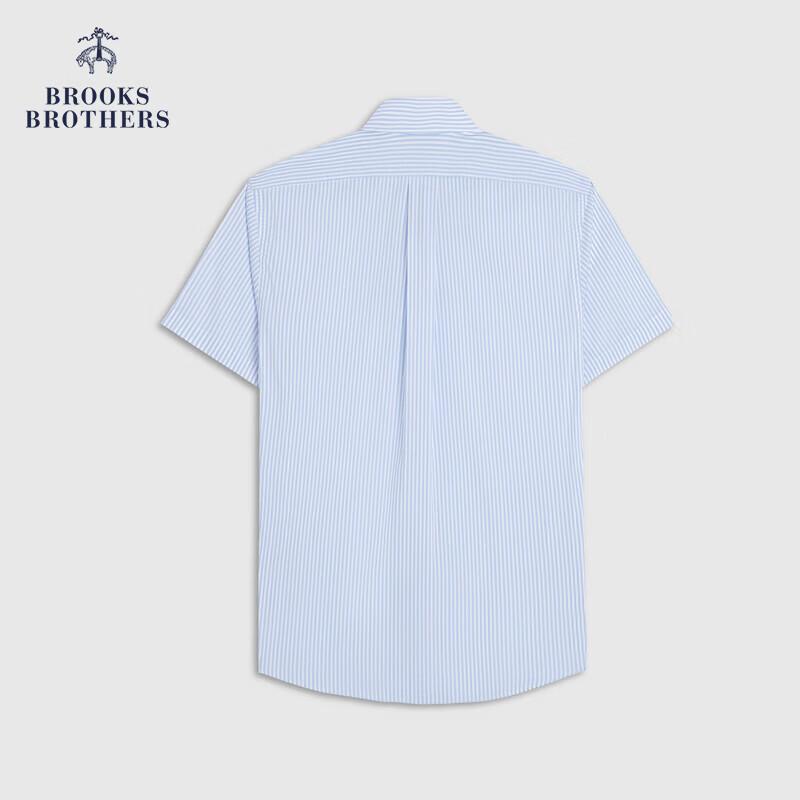 

Мужская полосатая рубашка Brooks Brothers, простая в уходе S 15