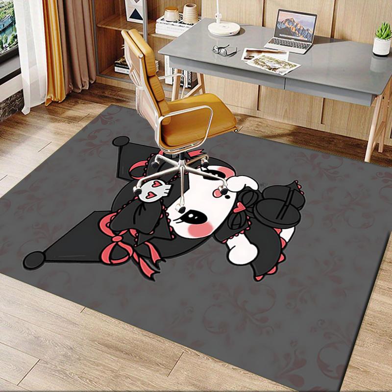Office Rug Cute, Gothic Anti-Slip Rug, Machine Washable for Living Room, Bedroom, Office, Multiple Sizes, Bedroom Mat, Decorative Mat, Durable Mat, Li