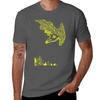 Minimalized Eagle In Flight Against A Snowy Sky Tshirt Moisture Control Sports Tee