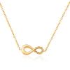 European & American Fashion Women's 18K Bow Necklace - Luxury Stainless Steel Clavicle Chain