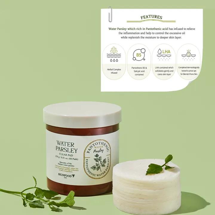 Skinfood Pantothenic Water Parsley Clear Pad
