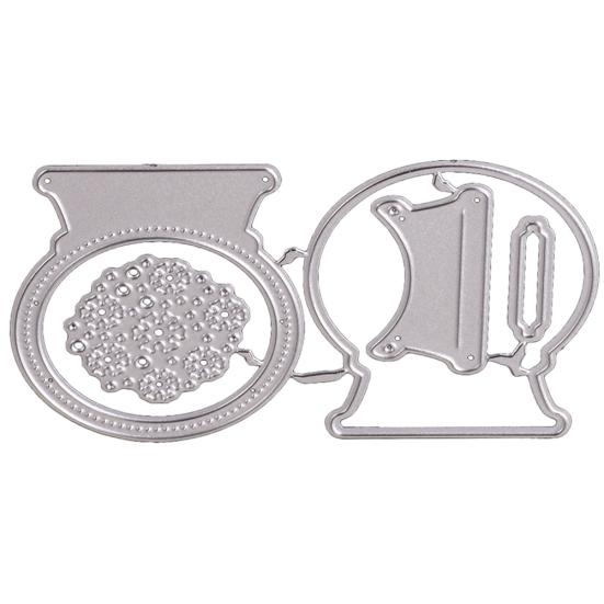 Xmas Crystal Ball Shape Embossing Cutting Die Kids DIY Scrapbook Card Mold Decor