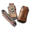 KX4B Convenient Foldable Knife Pouches Leather Cover Folding Knife Sheath Knife Accessories Suitable for 9x4.9cm Knife