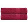 Bath Towels 2 Pcs Burgundy 100x150cm 360 G/m² 100% Cotton