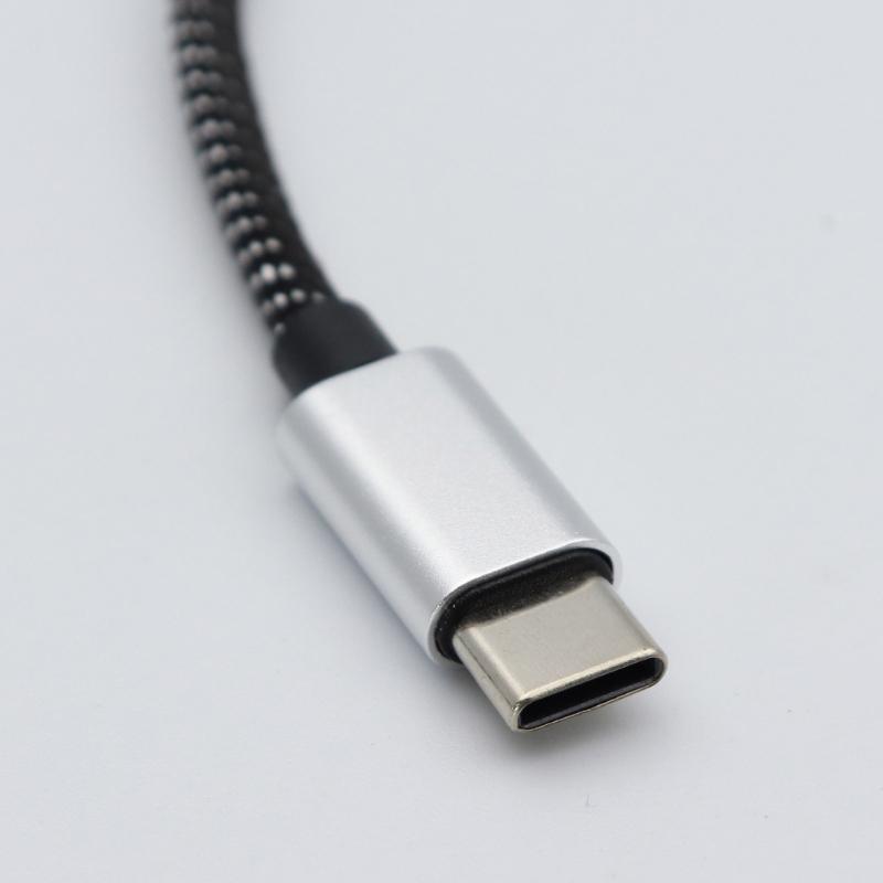 MultiDevice Connection USB C Male To 2 Female Y Splitter, 480Mbps Data Syncs And Charge Cord For Laptops,