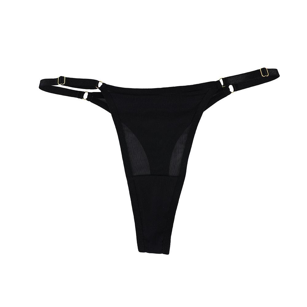 Women's panties thong mesh see-through bikini coercion abstinence hip lift