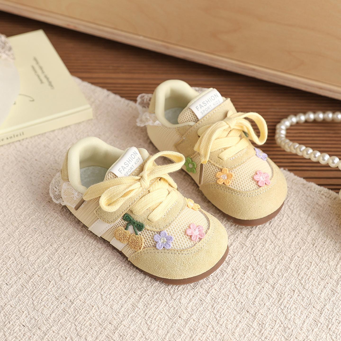 

Casual Board Shoes - New Style Girls Children s Sports Shoes 34 жовтий