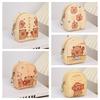 Small Capybara Coin Purse Pu Earphone Storage Bag Lovely Cartoon Leather Wallet  Student