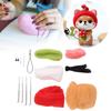 Nadelfilz-Set DIY Wollfilz Basteln Niedlicher Hund für Anfänger Handgemachte Accessoires