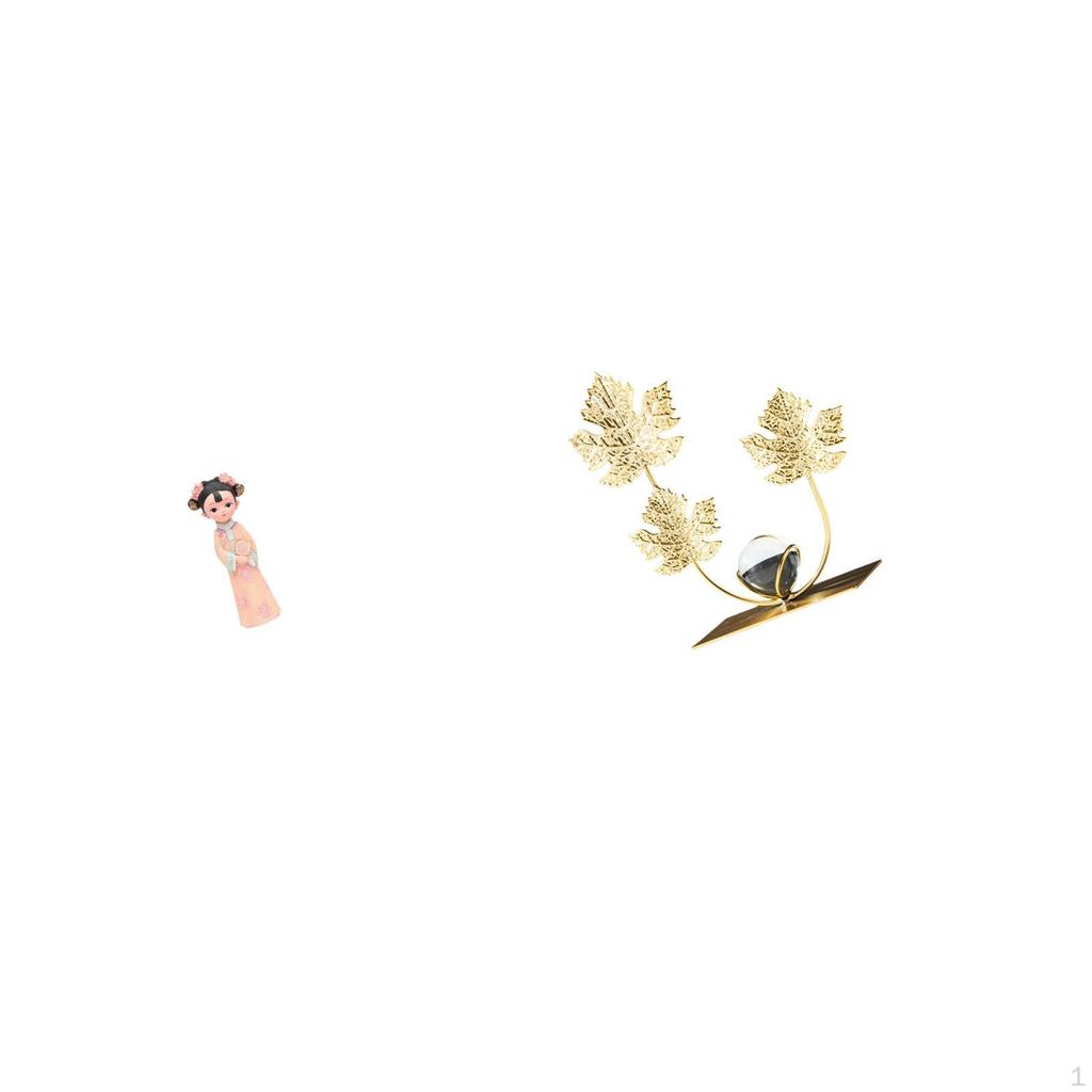 Traditional Chinese Girl Resin Sculpture Miniature Figurine Decorative Desktop Ornament for Bedroom