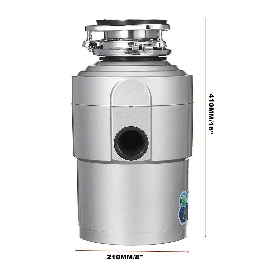 Home Kitchen 1HP Garbage Disposal Continuous Feed Food Waste Machine 630w 220v