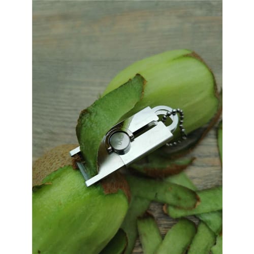 HWB Keychain Portable Fruit and Vegetable Peeler Keychain Tool for Microscopic Slicing