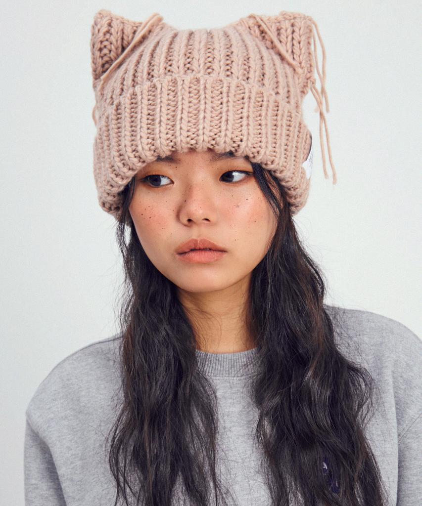Seullipiseullib Bread Pink Beanie