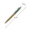 Anterique Oil-Based Ballpoint Pen 0.5mm Sage Green BP2SG One-Piece Construction Brass Rod Material 26g Weight Balance