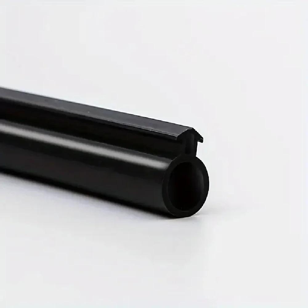 

1m/2m/3meters/6m O-shaped Sealing Strip, with Excellent Flexibility, Cold and Wear Resistance, Sound Insulation Effect (black,1m) чорний