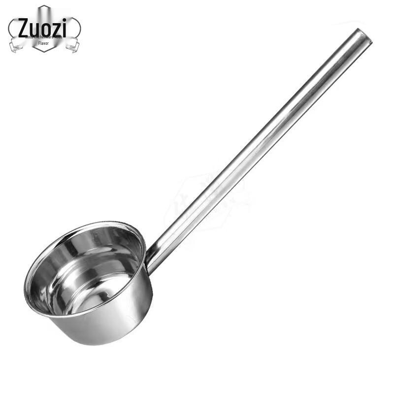 Servierkelle mit langem Griff aus Edelstahl