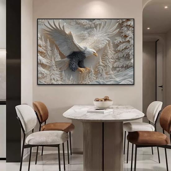 1000Pcs/Set Carved Eagle Jigsaw Puzzle Bald Eagle Puzzle Challenge Game Educational Eagle Wildlife Art