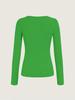 European Slim V-neck Chain Long Sleeve Women's Top - 2025 Collection