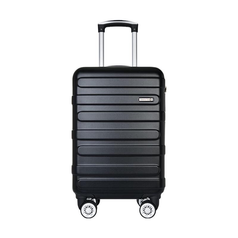 OCEANIA ROO DS-R010 Striped Hardside Spinner Luggage 20-inch