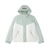 Fusioneer Loose Hooded Long Sleeve Cotton Jacket Women Jackets T11W615901F-GY