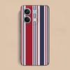 Red Blue Stripe Mobile Phone Case for Xiaomi Redmi Note 14 13 12 11 S Pro Plus 4G 5G Colorful Printing Cover Pretty Luxury Cover