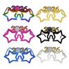 2026 Zahl Brille Frohes Jahr Brille Diamant Glitzer Sonnenbrille Cosplay Requisite Weihnachtsfeier Dekoration Lustige Brille