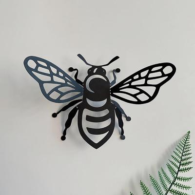 Bee Wall Art Decor Metal Décor Gift Decoration Party SPA Living Room Family Decorative