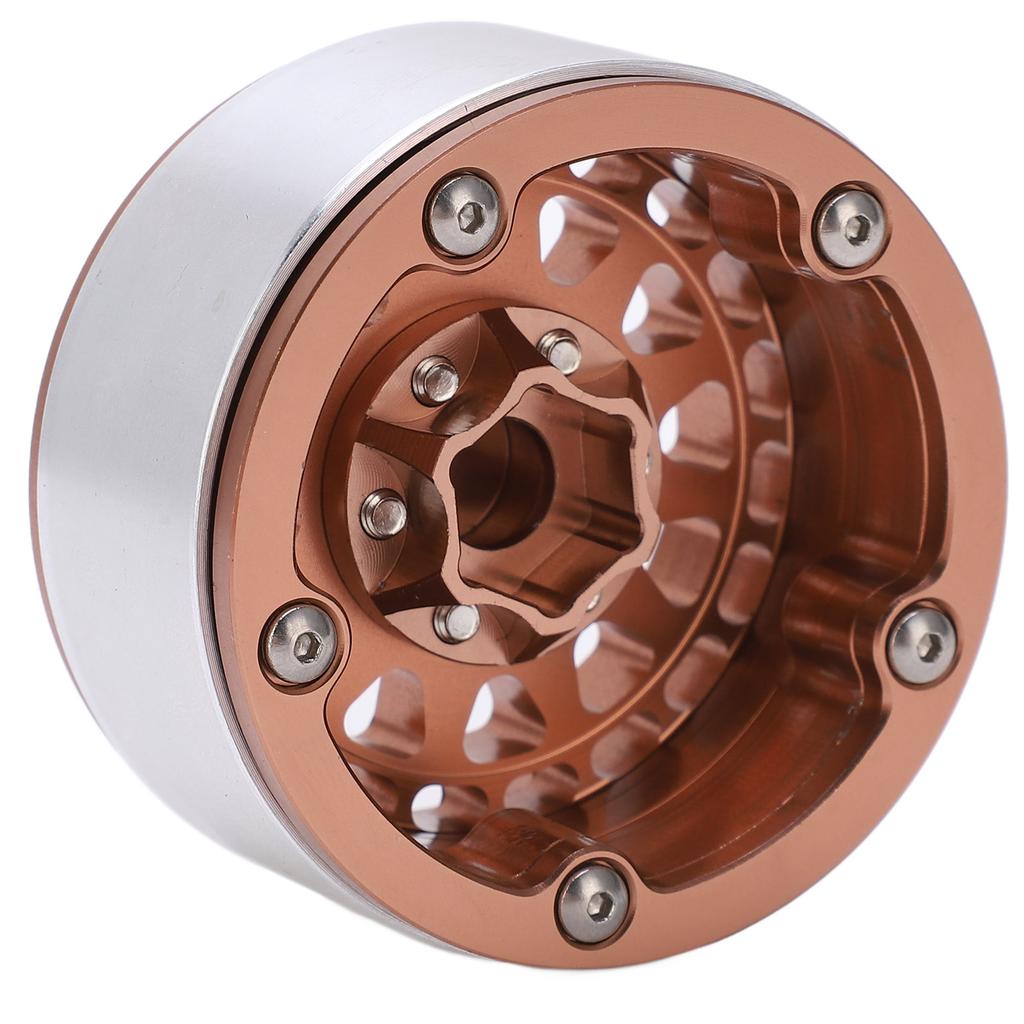 4pcs Beadlock RC Car Wheel Hub Set 1.9in Aluminum Alloy Tire   for 1Celsius10 1Celsius12 1Celsius14 Remote Control Cars
