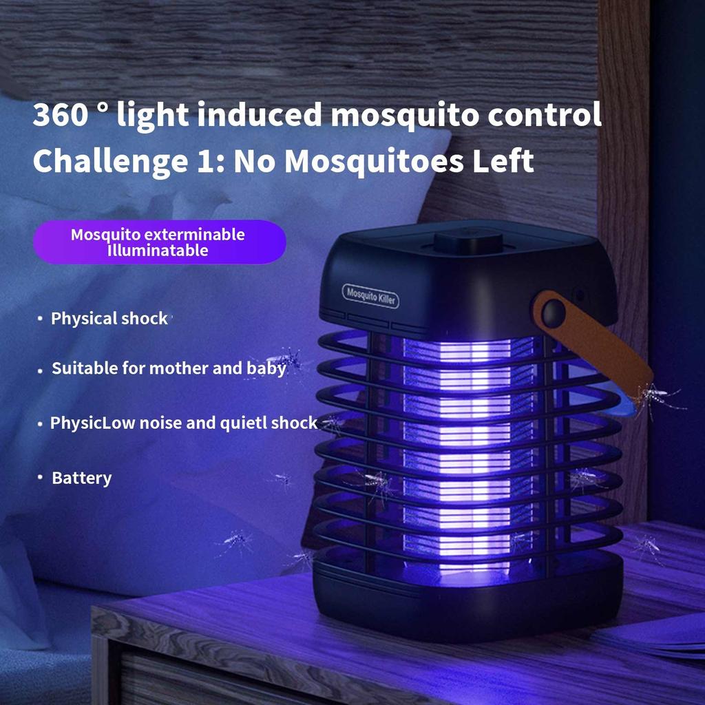 Elektrische Lampe Zuhause Mücke Und Artefakt Wandmontiert Schlafzimmer Außenbereich Intelligente Mückenfalle Nachtlicht Elektrisch M